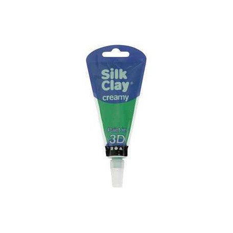 Pâte à modeler Silk Clay® Creamy , vert, 35ml