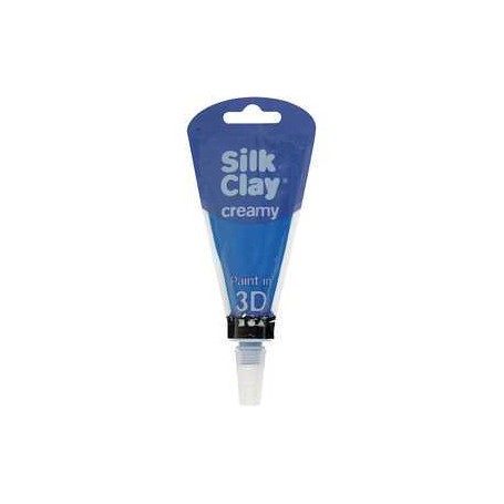 Pâte à modeler Silk Clay® Creamy , bleu, 35ml
