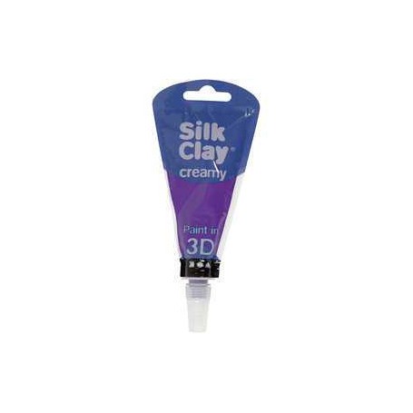 Pâte à modeler Silk Clay® Creamy , violet, 35ml