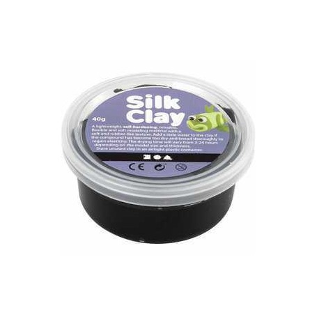  Silk Clay®, noir, 40gr