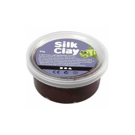  Silk Clay®, brun, 40gr