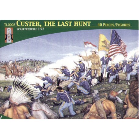 Figurine Réédité! Général Custer ... la dernière chasse. Custers Last Stand ...