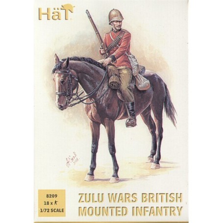 HAT8209 Guerres zoulous. Infanterie montée britannique